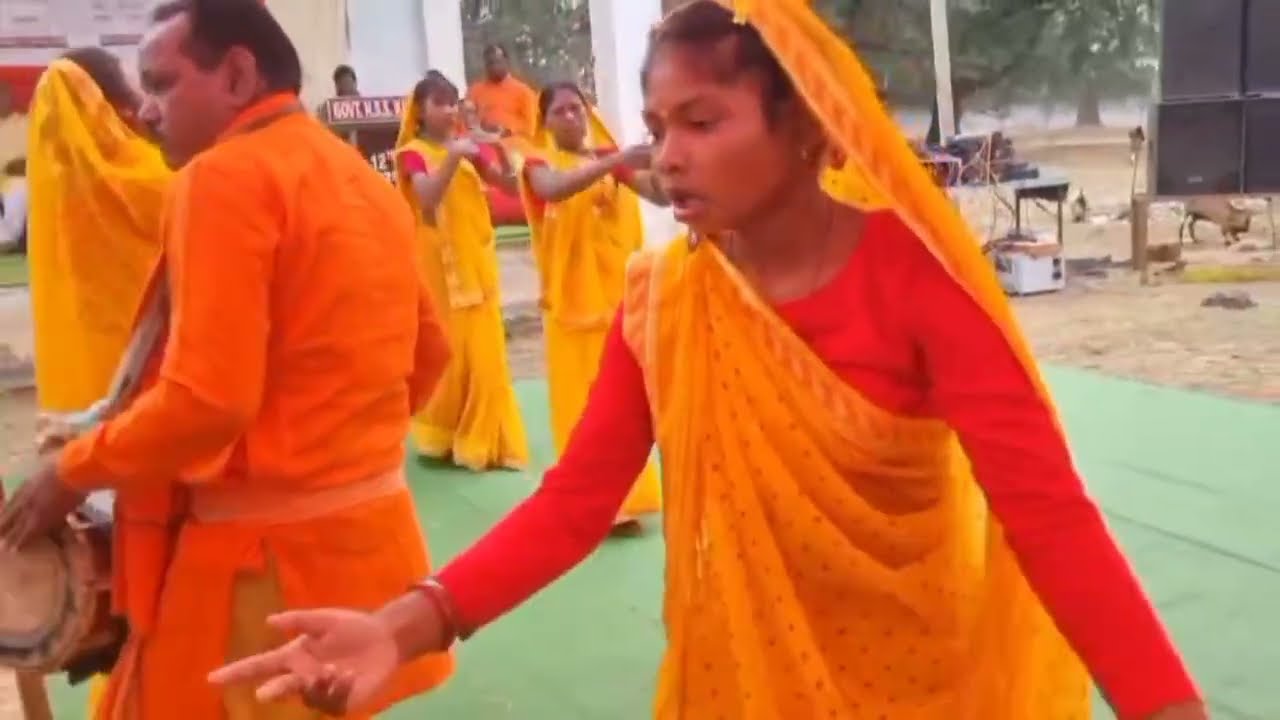 एकल विद्यालय कस्तुरा मंदिर मे सत्संग प्रतियोगिता और हरे कीर्तन करतेhue maja le rhe hai video new2026