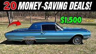 Top Deals! 20 Classic Cars for $1,5K to $8,5K!