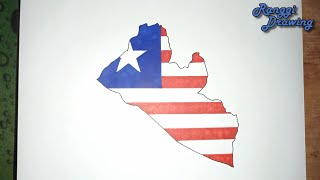 How to Draw Map of Liberia