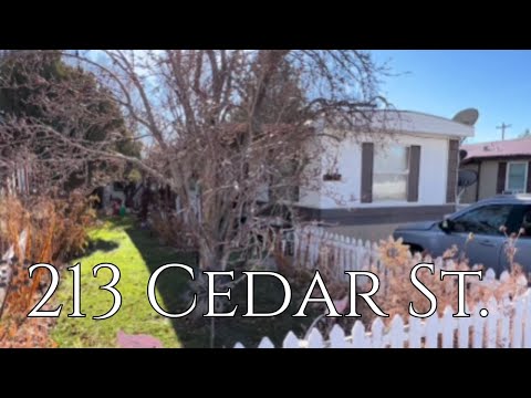 213 Cedar St., Carlin, NV home video tour