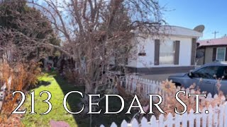 213 Cedar St. video tour