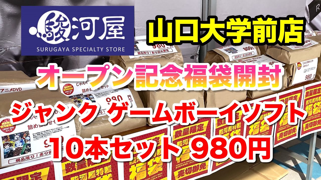 レトロゲーム福袋】駿河屋山口大学前店 オープン記念 ジャンク 任天堂