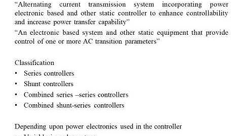 Lec 05 Introduction to FACTS Controllers