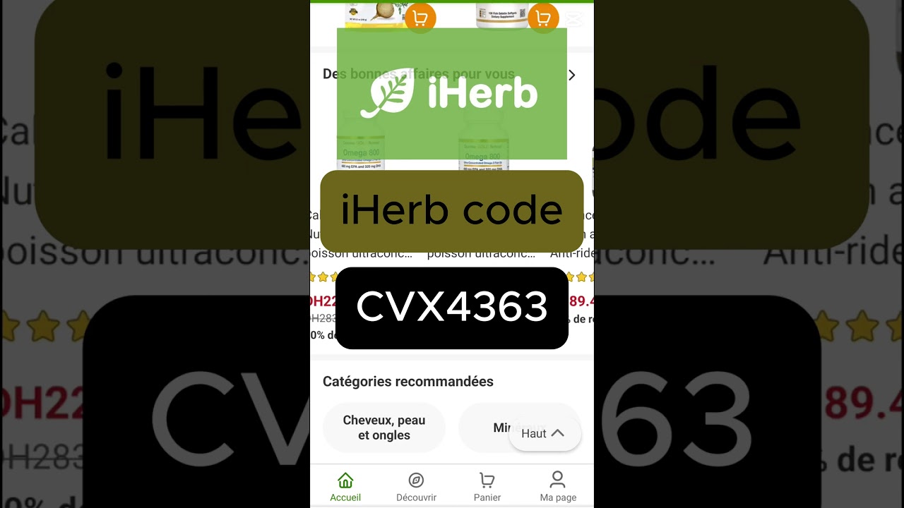 iHerb Promo Code  🎉 Save on Your First Order!