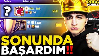 VERDİĞİM SÖZÜ TUTTUM!! 😱 ( SONUNDA BAŞARDIM ) - PUBG Mobile