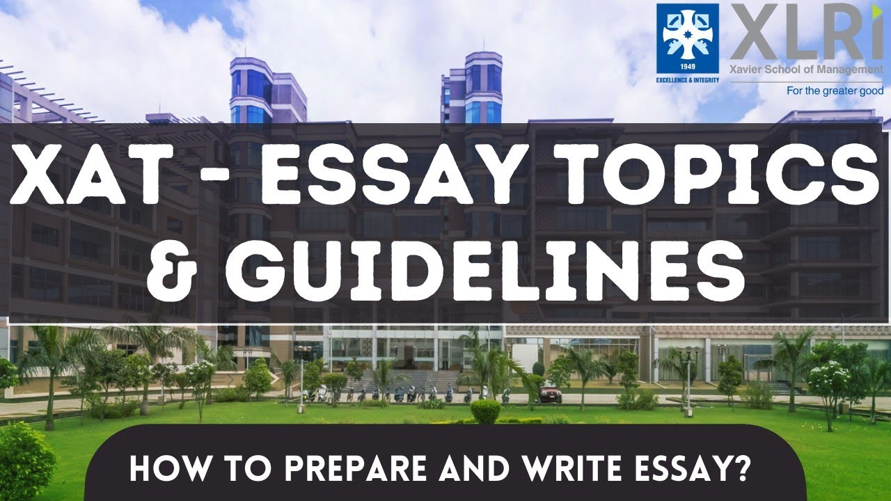 essay for xat