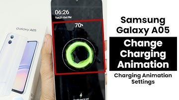 Change Charging Animation In Samsung A05 | Charging Animation Settings