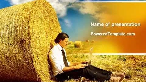 Open Air PowerPoint Template by PoweredTemplate.com