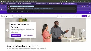 How to login with Email and Password in Udemy