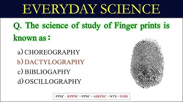 Everday Science Mcqs for Competitive Exams from Past Papers | Most Repeated Everyday Science Mcqs