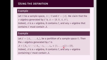 ST342   015   Generated sigma algebras and Borel sets 1 of 2