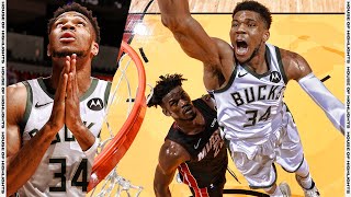 Giannis Antetokounmpo REVENGE! BEST Moments \& Highlights vs Miami Heat 🔥