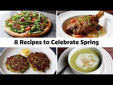 8 Flavorful Spring-Inspired Recipes | Vegetable Tart, Beer-Braised Lamb Shanks, Asparagus & More! | Food Wishes
