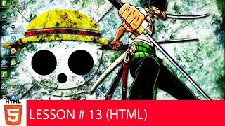 LESSON # 13 Adding ToolTip (HTML)