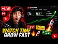 🔴 LIVE YouTube Growth Tips 2026 | Watch Time & Subscribers Boost