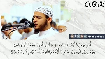 آيات من سورة النمل بصوت القارئ محمد عبادة.