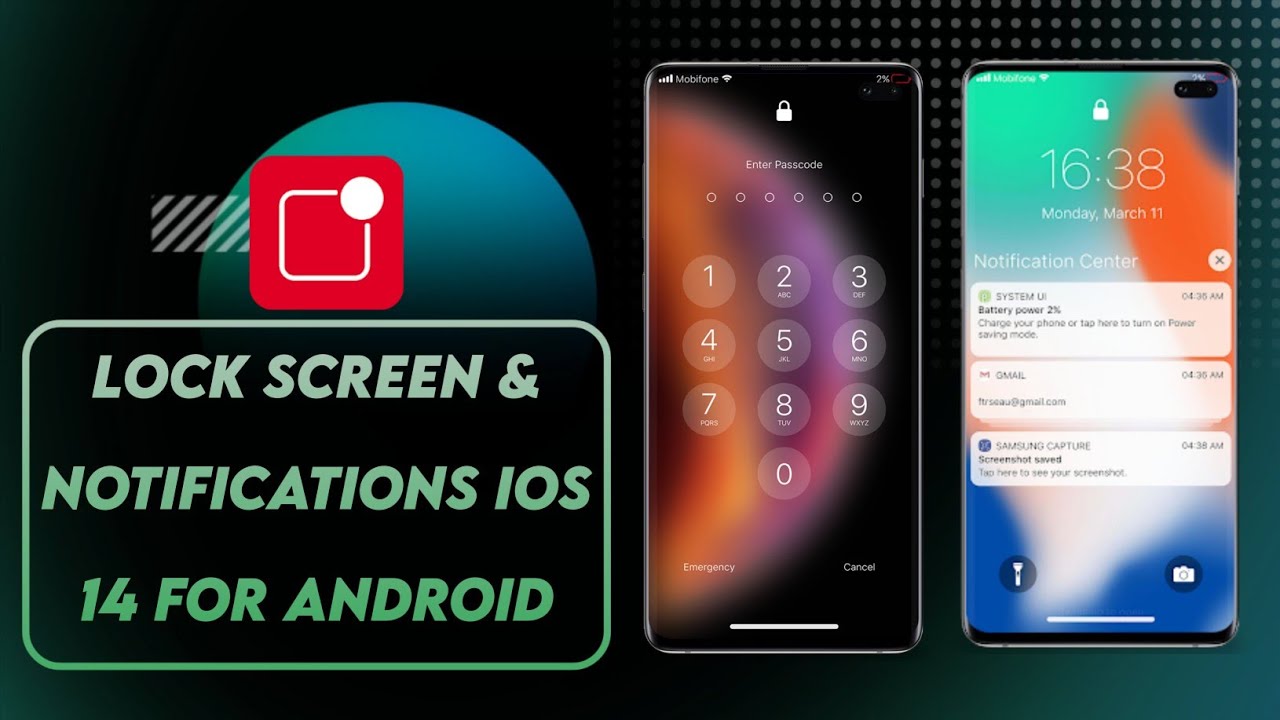 Lock Screen Notifications iOS 14 For Android YouTube
