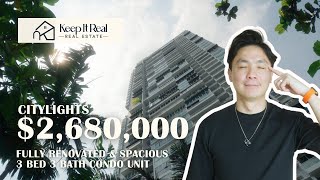 3 Bed 3 Bath Citylights 2,680,000