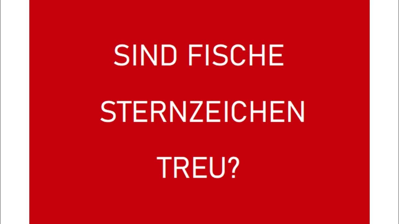 Sind Sternzeichen Fische Frauen und Fische Männer treu? Sind Fische anfällig für einen