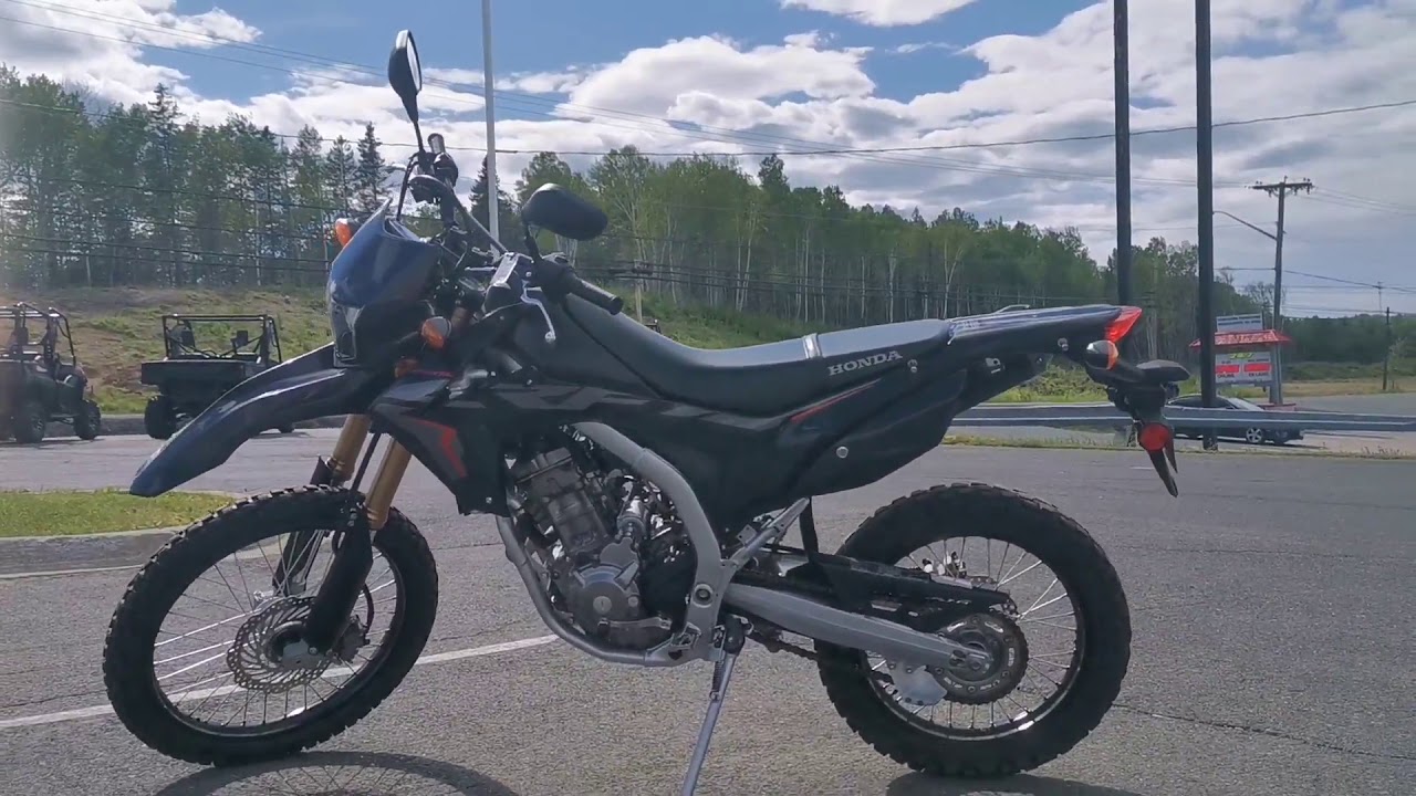 18 Honda Crf250l Black Ba Youtube