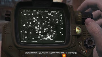 FALLOUT 4 MODS IMPROVED MAP WITH VISIBLE ROADS