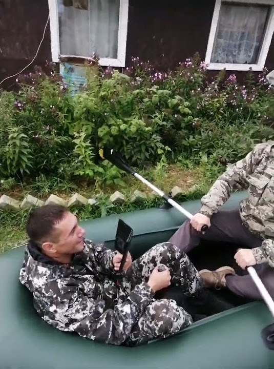 Отзыв о лодке RidBoat 230 (Рид Боат). Тест лодки на траве))). - YouTube