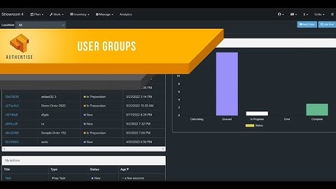 User Groups - Authentise FLOWS Features
