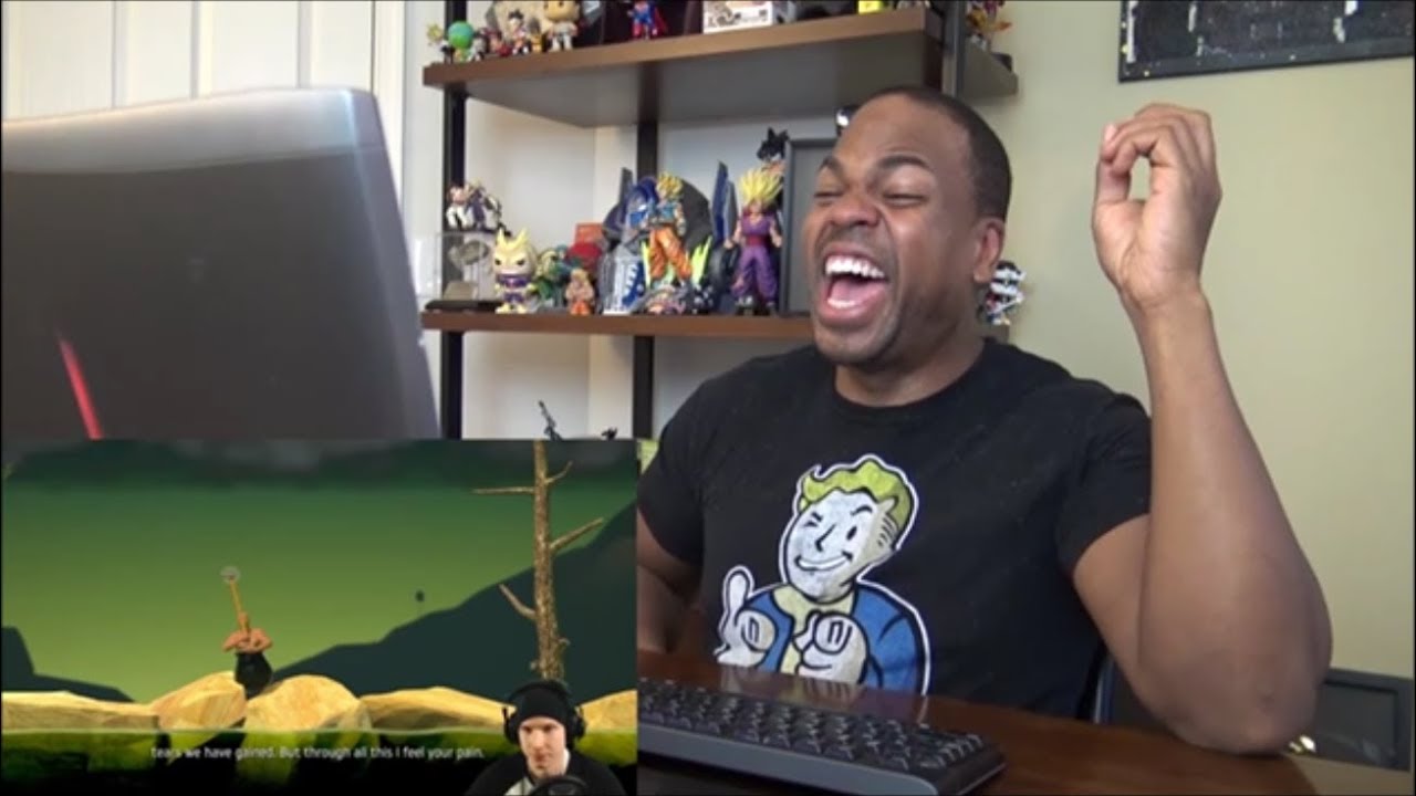 TwitchMadness - Getting Over It - Streamers Ride Snake! (Compilation) - REACTION!!! - YouTube