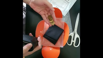 Slimfold Coin Wallet unpacking unboxing express review 40 seconds