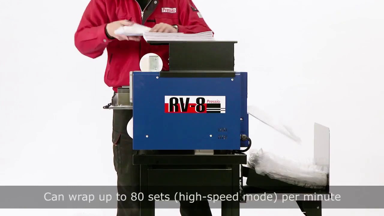 Flat wrapping machine for newspapers, book, magazine, and documents