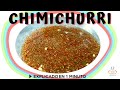 EL CHIMI MÁS FÁCIL Y RÁPIDO - Chimichurri casero para asado – Receta en 1 minuto