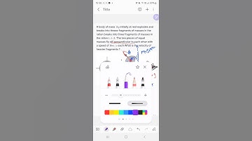 A body of mass m initially at rest explodes and breaks into three fragments of #suryansphysics #pw