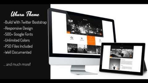 Preview Uhuru - Responsive Multi-Purpose Concrete5 Theme