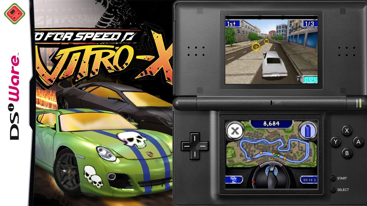 Need for Speed NitroX DS Gameplay on MelonDS Emulator [No