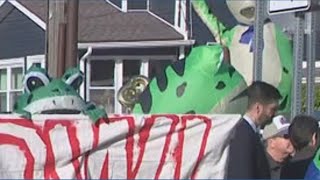 Protesters rally against STAMP data center plan during Hochul's Buffalo visit