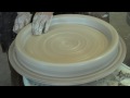 5 minute platter punch &throw with pottery wheel throwing centering ceramic art "茶碗 ろくろ 陶芸ろくろ