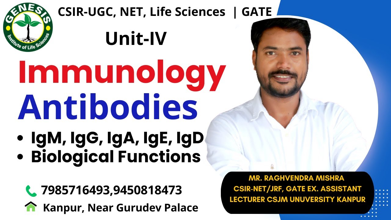 IgM, IgG, IgA, IgE, IgD | Immunology#genesis_institute