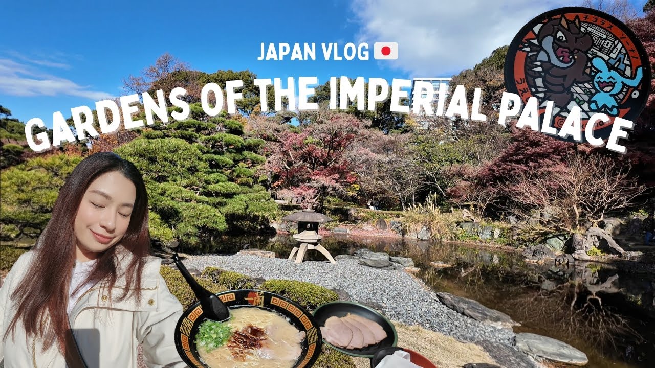 Tokyo Imperial Palace Garden Tour | A Peaceful Historic Spot in Tokyo | Japan Vlog 1/2