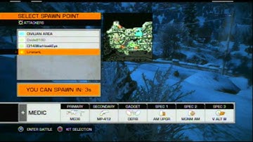 BFBC2 PS3 Nelson Bay Rush Attack - Spawn Defense w/ the A-Team