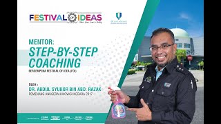 Mentor:StepByStep Coaching oleh Dr.Abdul Syukor Abd.Razak,Penerima Anugerah Inovasi Negara(AIN)2017