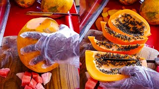 FRUIT NINJA of INDIA | Amazing Fruits Cutting Skills | Mumbai Street Food