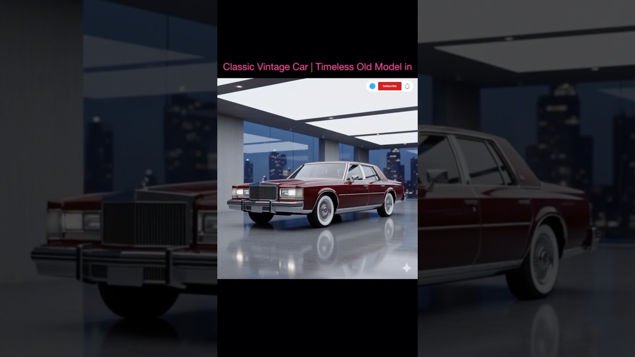 Classic Vintage Car | Timeless Old Model in Luxury Showroom