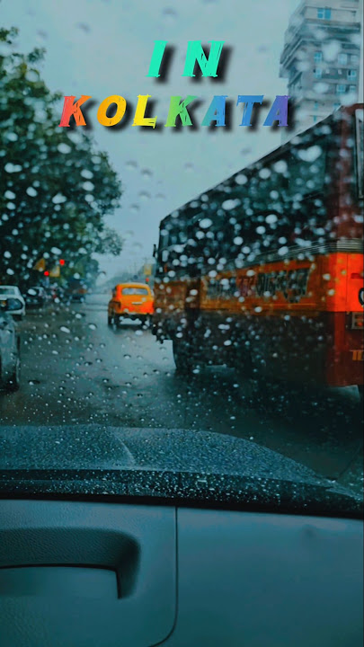 rainy day #travel #driving #nature #kolkata #bristi #barish #shorts #viralshorts