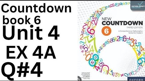 Oxford Countdown Book 6 - Exercise 4A Q# 4 Step-by-Step Solution @ytacademy198