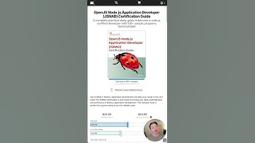 New 📚 Release! OpenJS Node.js Application Developer (JSNAD) Certification Guide #books #newreleases