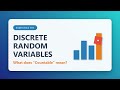 Discrete Random Variables Explained: Countable Values