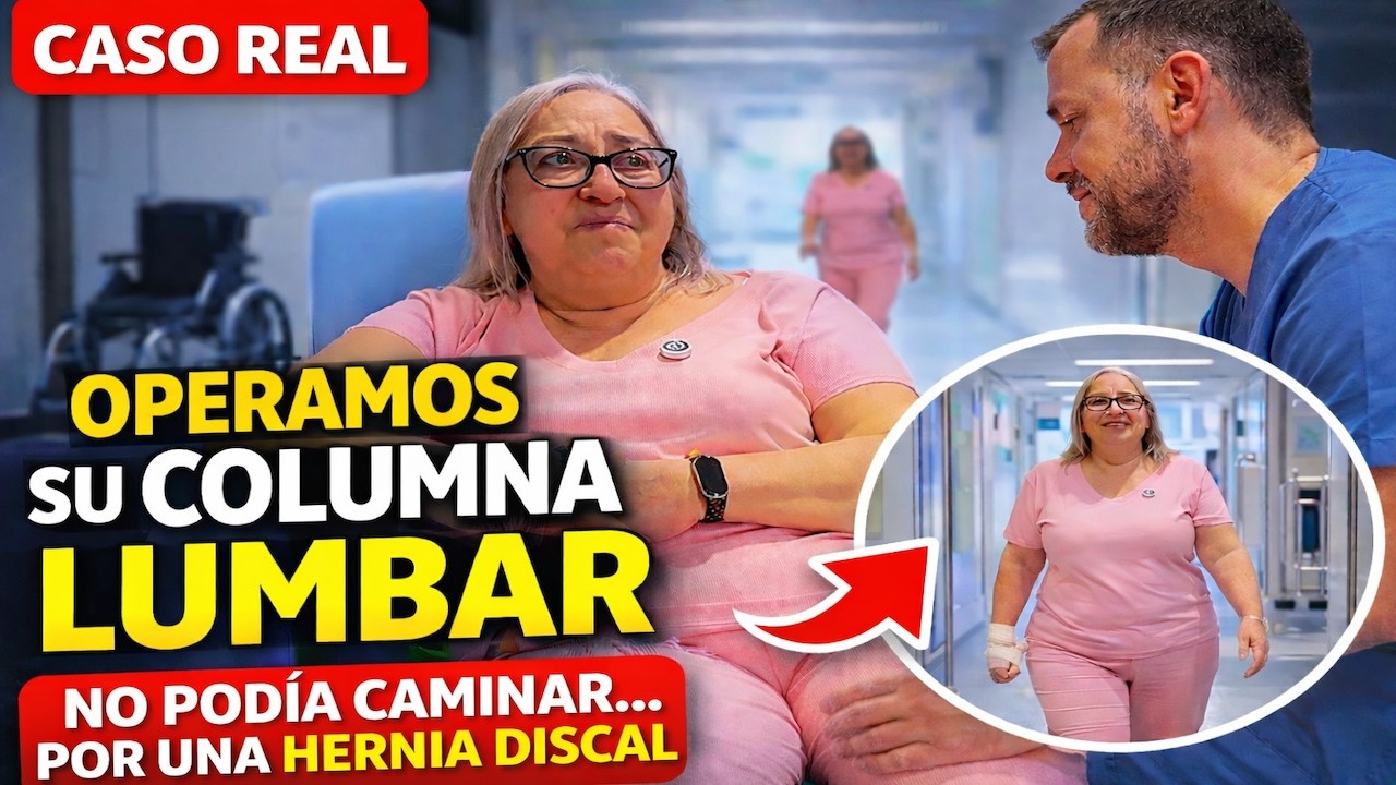 Hernia discal: llega en silla de ruedas y camina 12 horas después [PARTE 1]