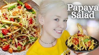 Green Papaya Salad | Prep & Eat With Me