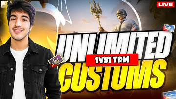 BGMI LIVE CUSTOM 🔴 | 1V1 TDM CUSTOMS 🔥 | NOOBS NOT ALLOWED😅😛#bgmilive #shortsfeed #bgmicustomroom