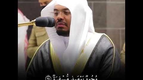 الشيخ ياسر الدوسري من سورة عبس